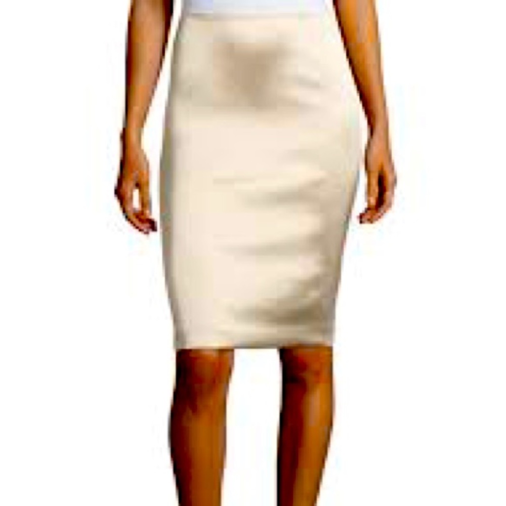 Gold satin pencil skirt by The Row new with tags